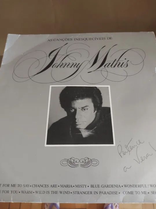 Disco de Vinil - As Canções Inesquecíveis de Johnny Mathis