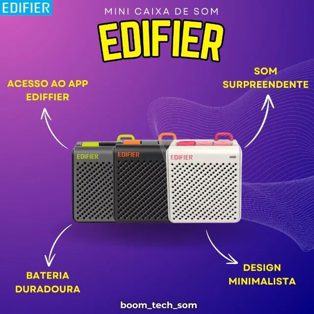 Caixa De Som Mini Edifier Mp85 | Bluetooth | Original | Garantia 
