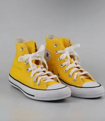 All star amarelo cano sales longo