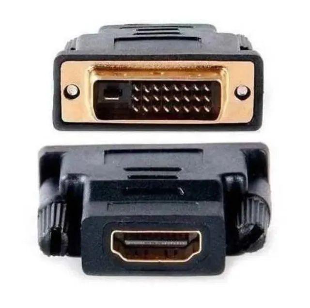 Adaptador Hdmi Fêmea x DVI-D 24+1 Macho Preto