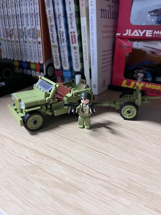 Jeep militar 2º guerra de LEGO - Foto 2