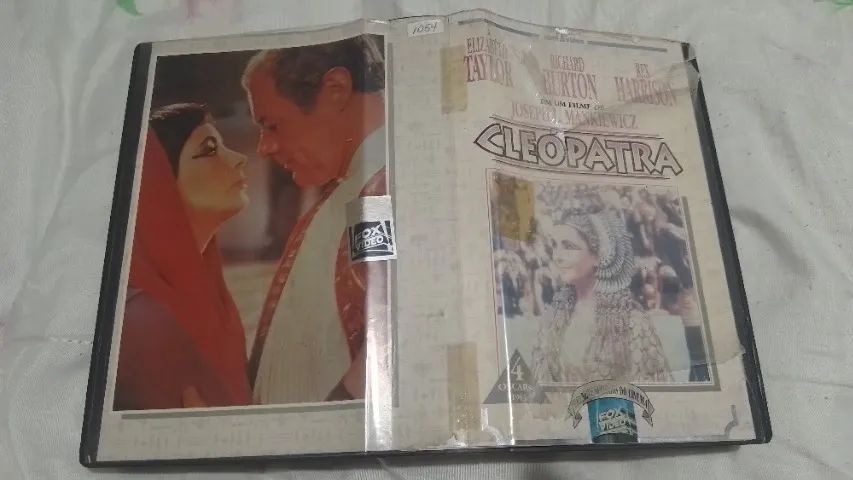 Box Vhs Duplo Filme Cleopatra De 1963 - Foto 4