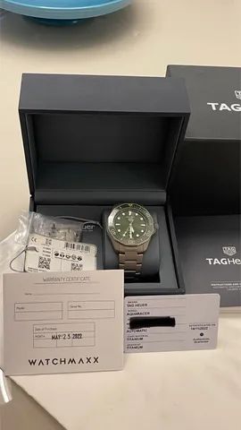 Tag Heuer Aquaracer tit nio Acess rios Jardim Casqueiro