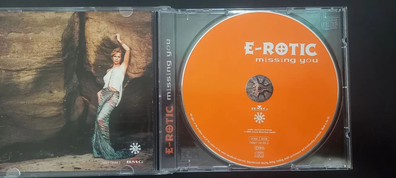 Cd E-Rotic  Missing You(made in eu) ótimo estado de conservação.  - Foto 4