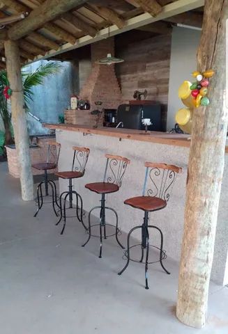 Banqueta Regulável Rococó Delivery BH e Região 