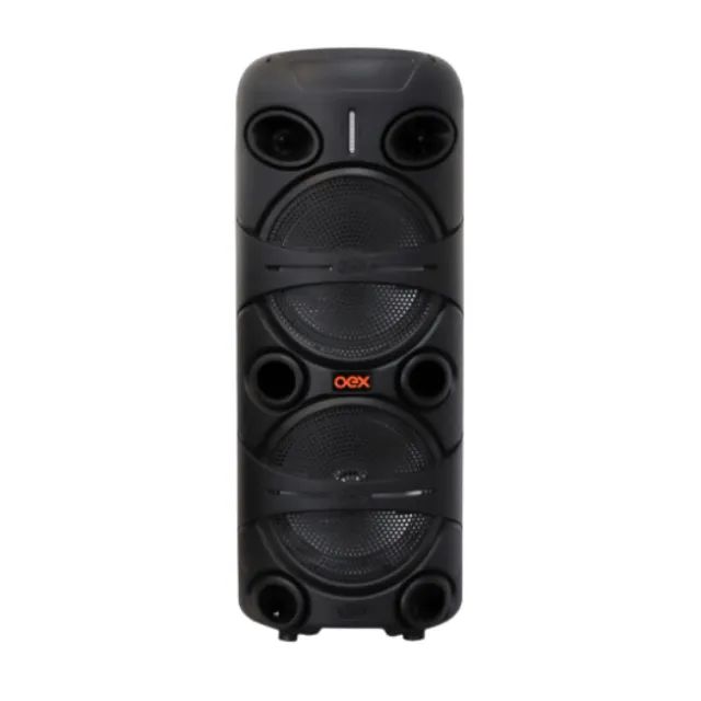 Caixa de Som Bluetooth Speaker Tower C/ Microfone Preto SK417 - Oex  cod: 3962 - Foto 3