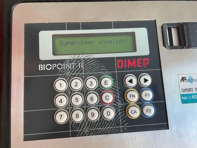 Catraca Dimep  Biopoint II 