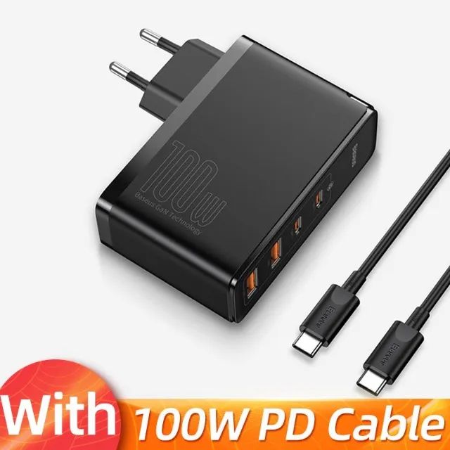 Baseus Carregadores De Parede 20W, 30W, 65W, + 65W,100W, +100W - Foto 6