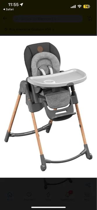 Cadeira de alimentação maxi cosi Minla