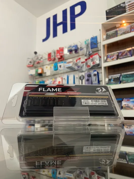 Memória DDR4 Redragon Flame 16G 3200Mhz Preto | Parcela Sem Juros | Curitiba