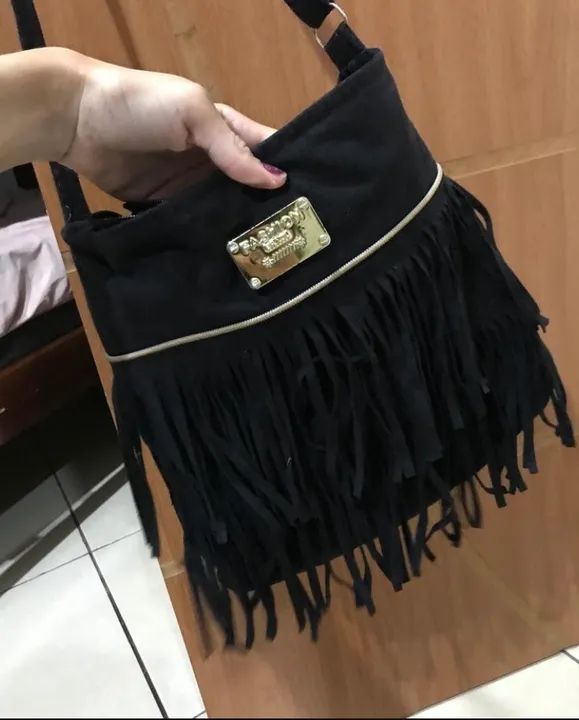 Bolsa de ombro preta