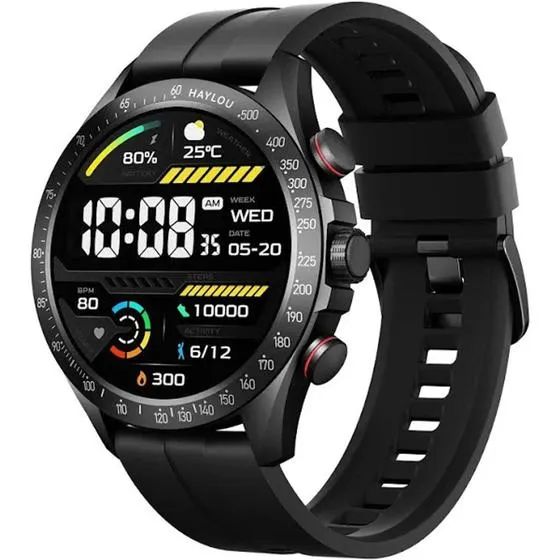 Smartwatch Haylou Solar Pro Tela 1,43" - Chamada Bluetooth Loja Coimbra Computadores Entre - Foto 2