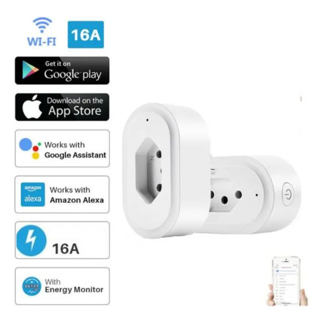 Tomada Inteligente Wifi Compatível Com Alexa - Foto 2