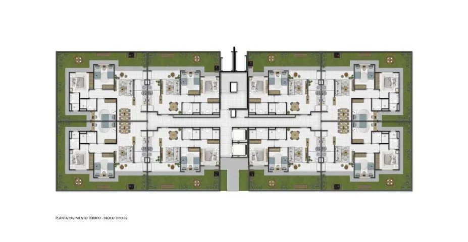 NA - Apartamento com 3 quartos, suíte, varanda e Garden em Ceilândia - Foto 2