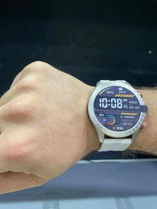 Smartwatch Haylou Solar Pro Tela 1,43" - Chamada Bluetooth Loja Coimbra Computadores Entre - Foto 5