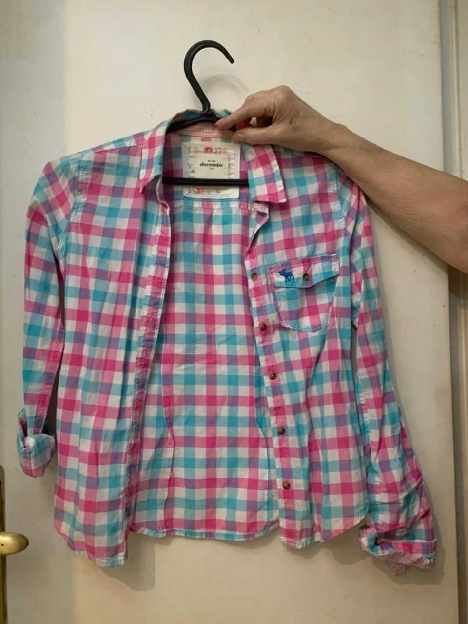 camisa infantil abercrombie kids tamanho p importada