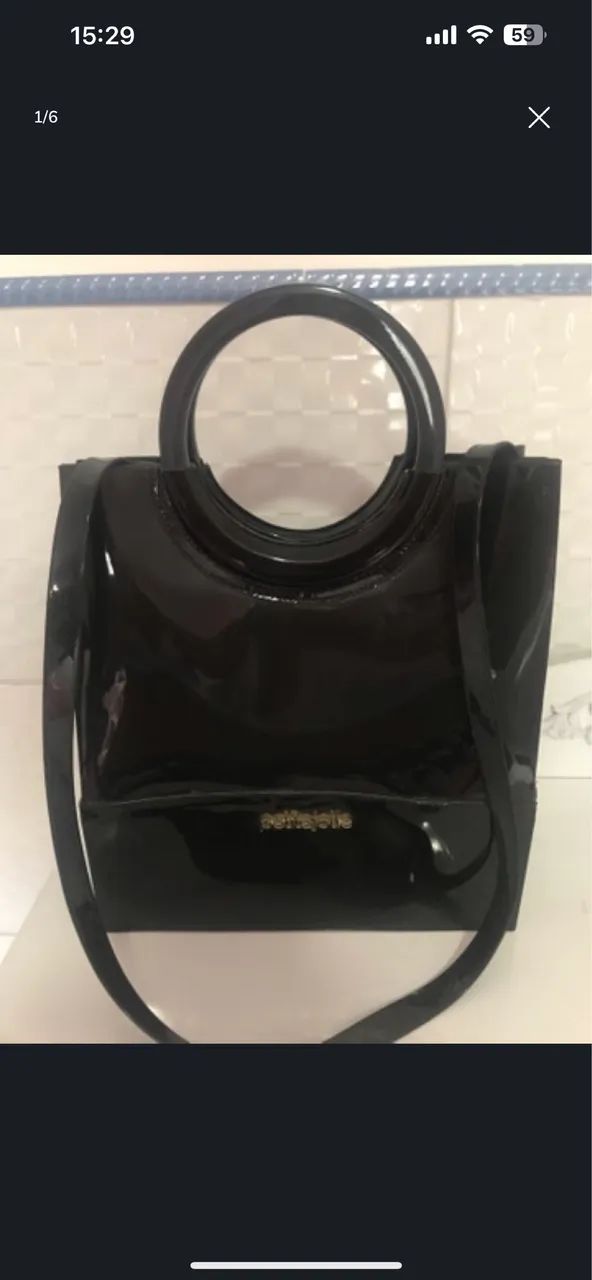 Bolsa petite Jolie preta - Foto 2