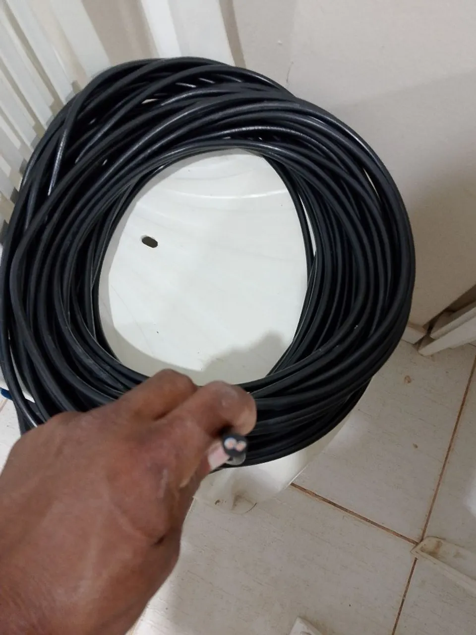Cabo Elétrico 2x1,5mm - Rolo com 50 metros