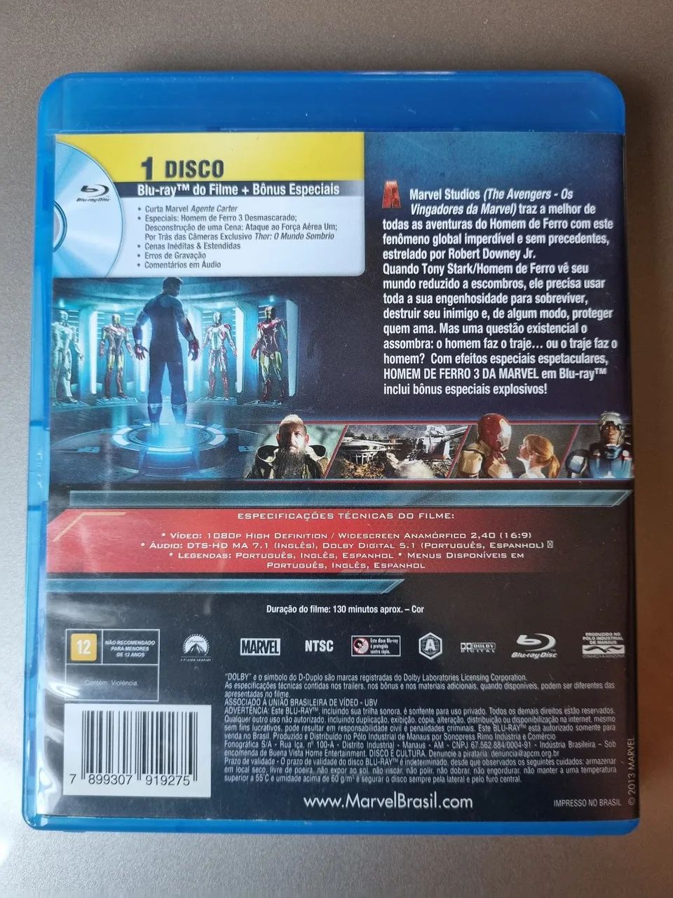 Homem de Ferro 3 - Blu-ray - Foto 2