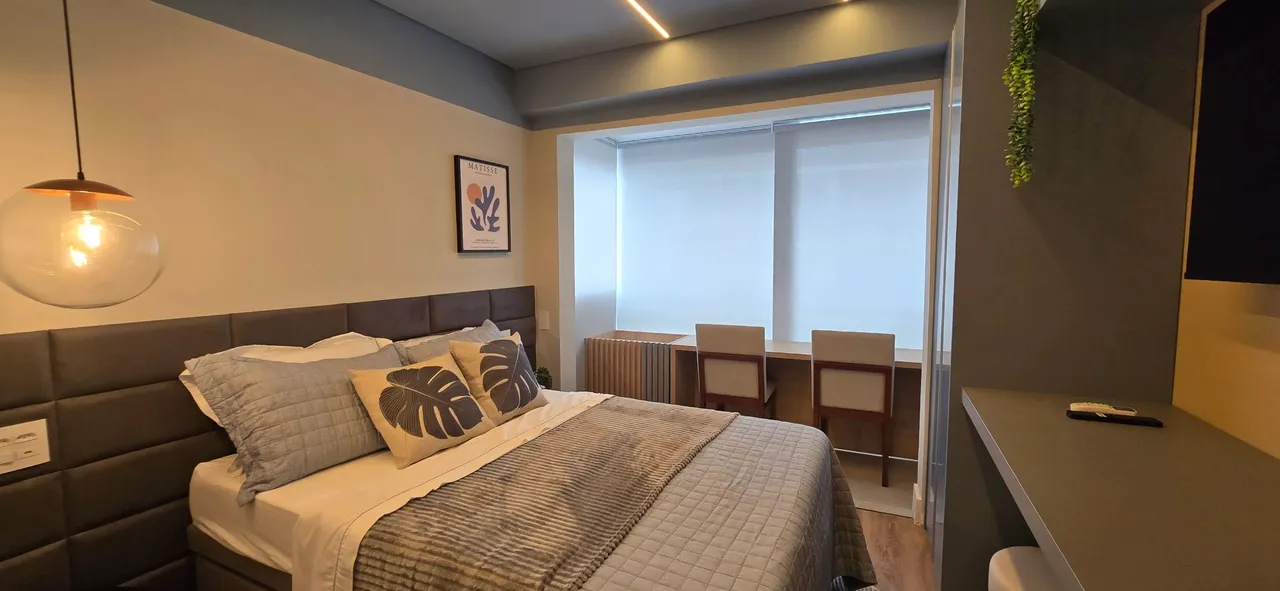 STUDIO de Luxo MOBILIADO e DECORADO Step Up Paraíso - Metrô Paraíso - Hcor - Poliedro