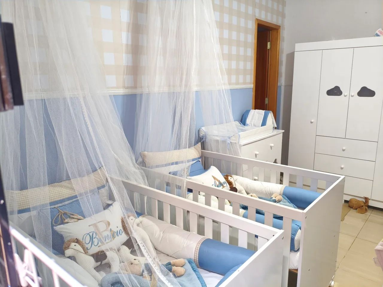 Jogo de quarto bebê gêmeos.  - Foto 2