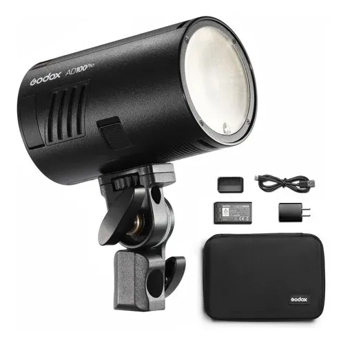 Flash Compacto Godox AD100 PRO TTL HSS Completo Profissional