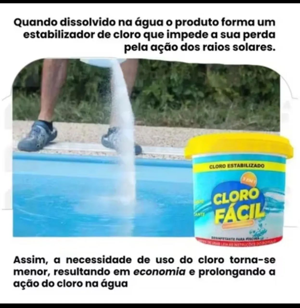 CLORO FACIL 3 EM 1 ULTRACLOR 2,5 KG - Foto 5