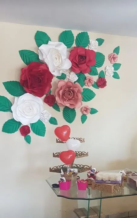 Flores de Papel para Decoração