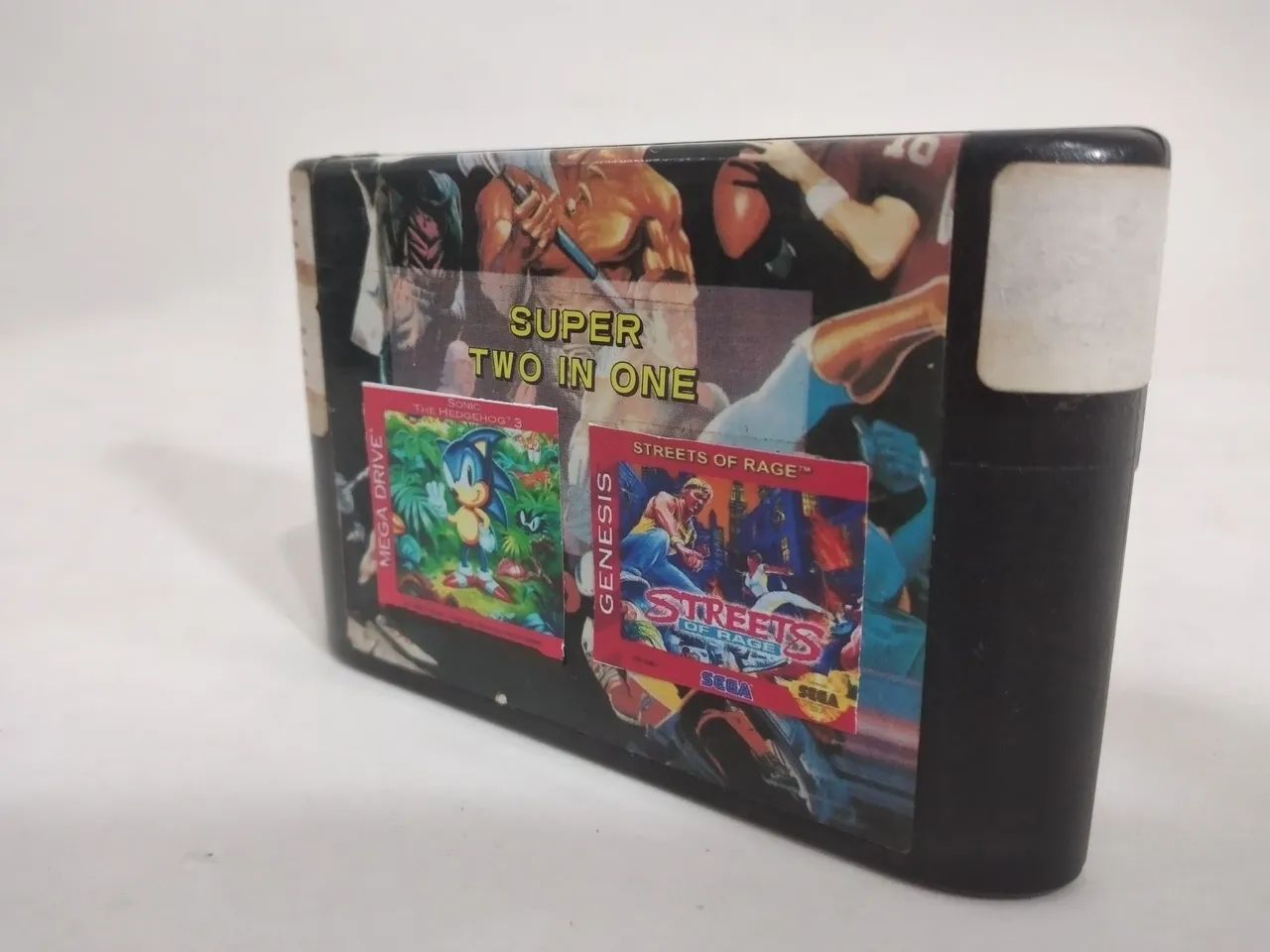 Catucho Video Game Mega Drive Two In One (Sonic + Streets Of Rage) - Foto 3