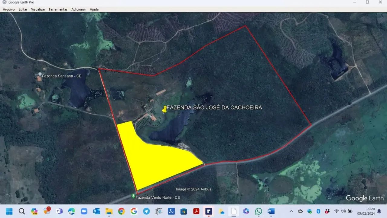 Imóvel para venda possui 400000 metros quadrados com 4 quartos em Cachoeira - Maranguape - - Foto 4