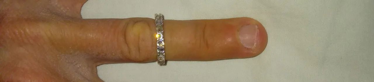 Anel feminina prata 925 - Foto 4