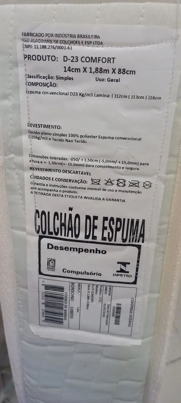 Colchão solteiro bom sono - Foto 2