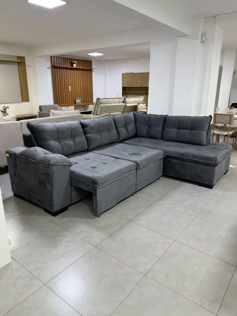 Sofá de canto retrátil taurus D33 - Foto 2