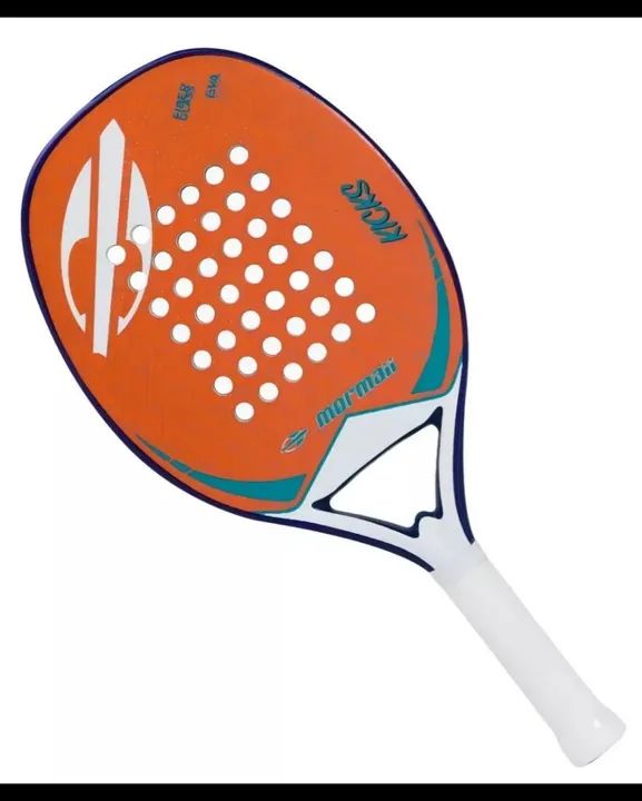 Super raquete beach tennis Mormaii Kicks Laranja nunca usada