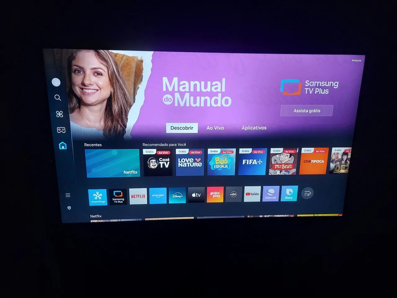 Tv Samsung smart UHD 4K 43polegadas