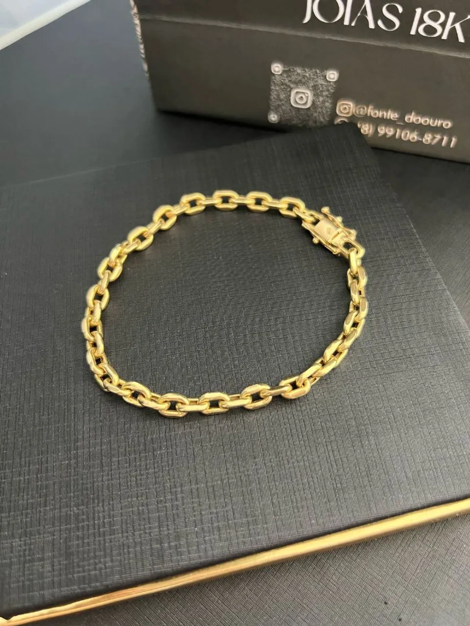 Pulseira de ouro 18k