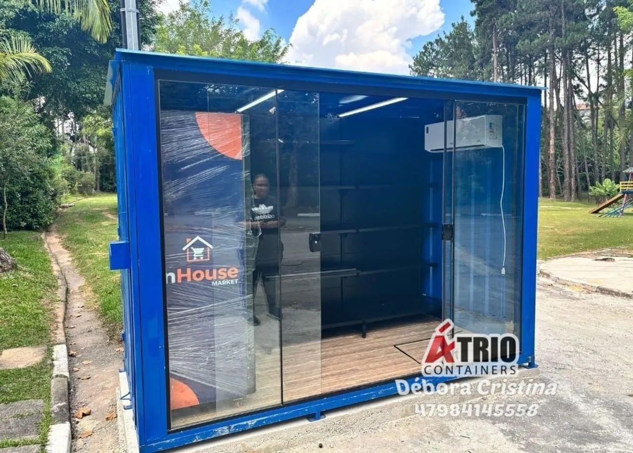 Container conveniência desmontável mini mercado - Foto 2