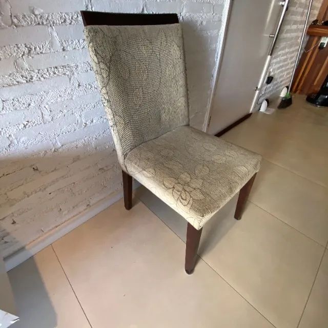 C355 Cadeira usada com problema precisa de restauração para sala cozinha mesa  - Foto 3