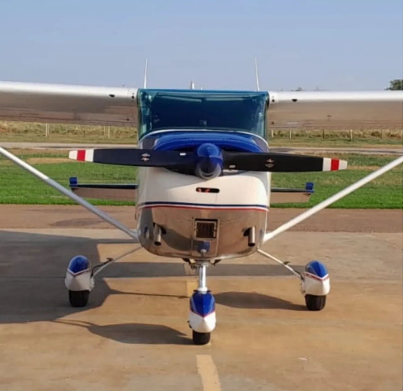 Avião Cessna 172B ano 1961 com motor de 145 HP, no MT - Foto 3