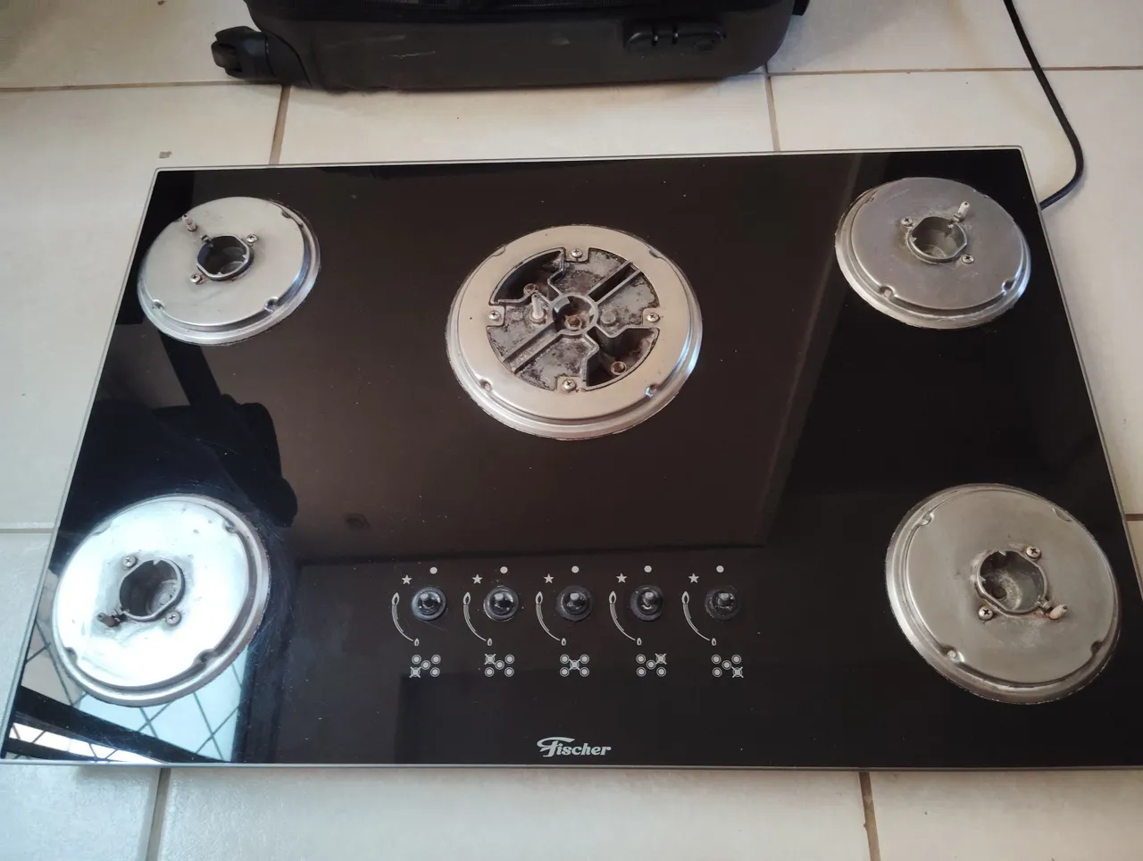 Cooktop Fischer 5 bocas - Seminovo (NÃO ENTREGO)