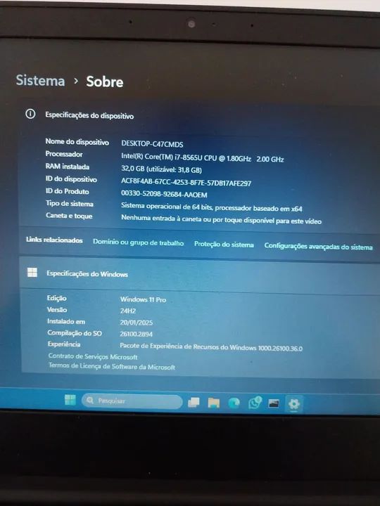 Notebook Lenovo Thinkpad E490, Intel Core I7, RAM 32GB, SSD 512GB - Foto 3