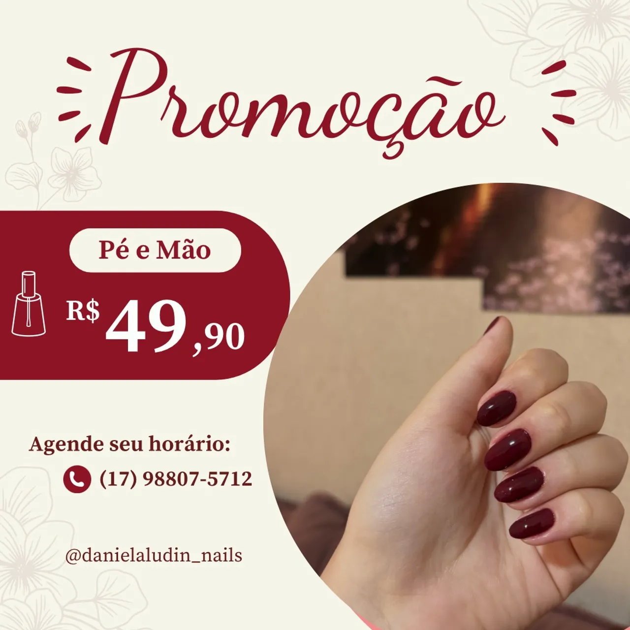 Promoção Pé e Mão - Unhas Perfeitas (R$49,90)