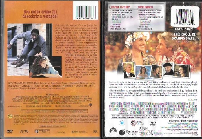Kit DVD filmes Julia Roberts: O Dossié Pelicano (legendado) + Runaway Bride (só inglez) - Foto 4