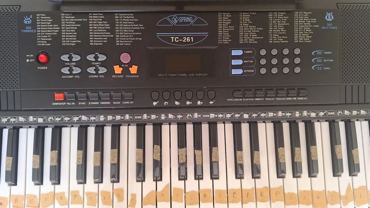 Teclado Estudante Spring TC-261 - Foto 4