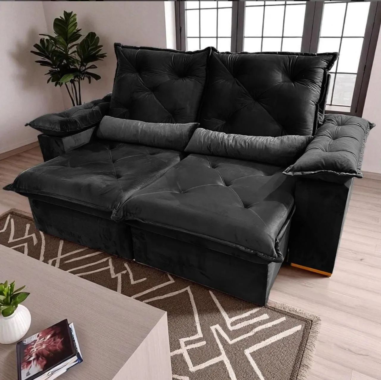 Sofá Retratil Reclinável Confortável e Elegante - Foto 5