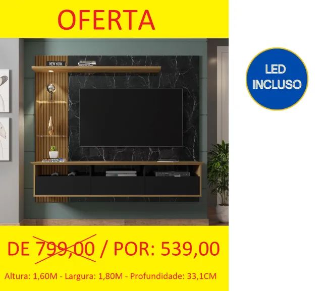 LED Panel with Suspended Shelves – Limited-Time Offer!