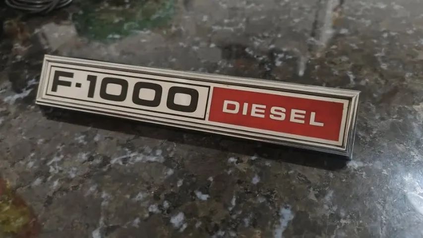 Emblema Lateral Ford F-1000 Diesel 80/82 - Foto 3