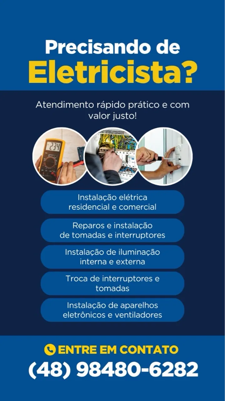 Eletricista na grande Florianópolis