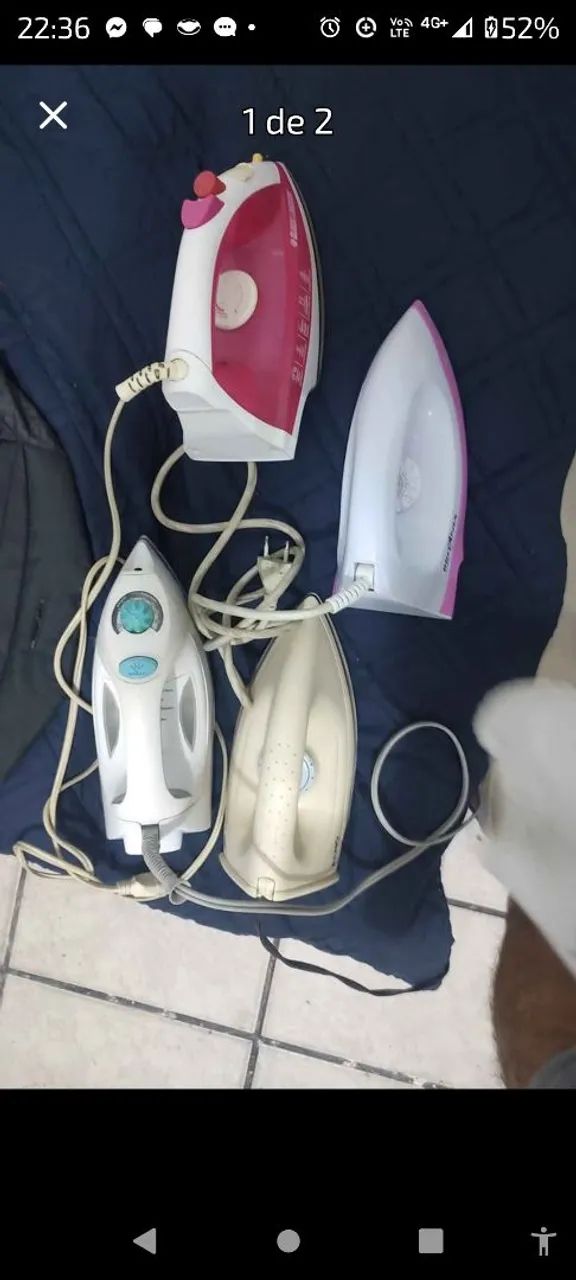 Ferros de passar usados