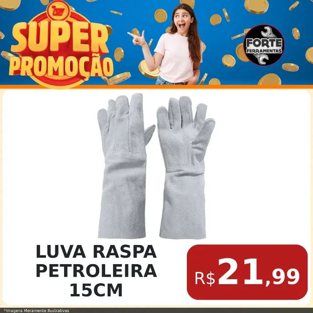 Luva Raspa Petroleira 15Cm
